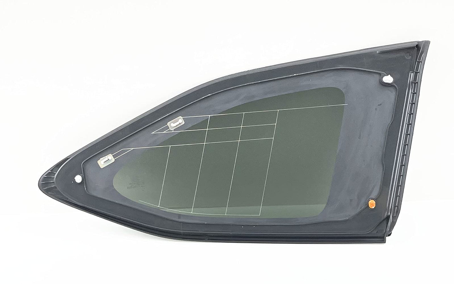 Chrome Moulding Style With Antenna Driver Left Side Quarter Window Quarter Glass Compatible with Toyota Highlander 2020-2025 Models