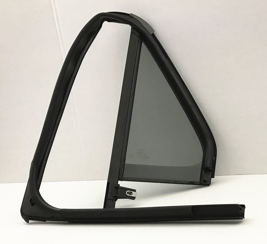 OE w/Logo Passenger Right Side Rear Vent Window Vent Glass Compatible with Ford Explorer 2011-2019 Models