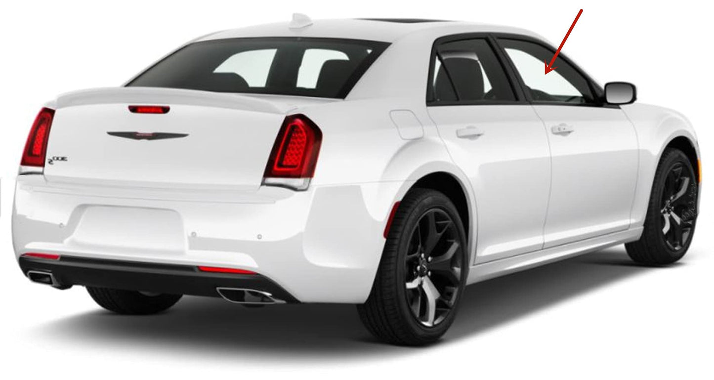Laminated Passenger Right Side Front Door Window Door Glass Compatible with Chrysler 300 2011-2023 Models