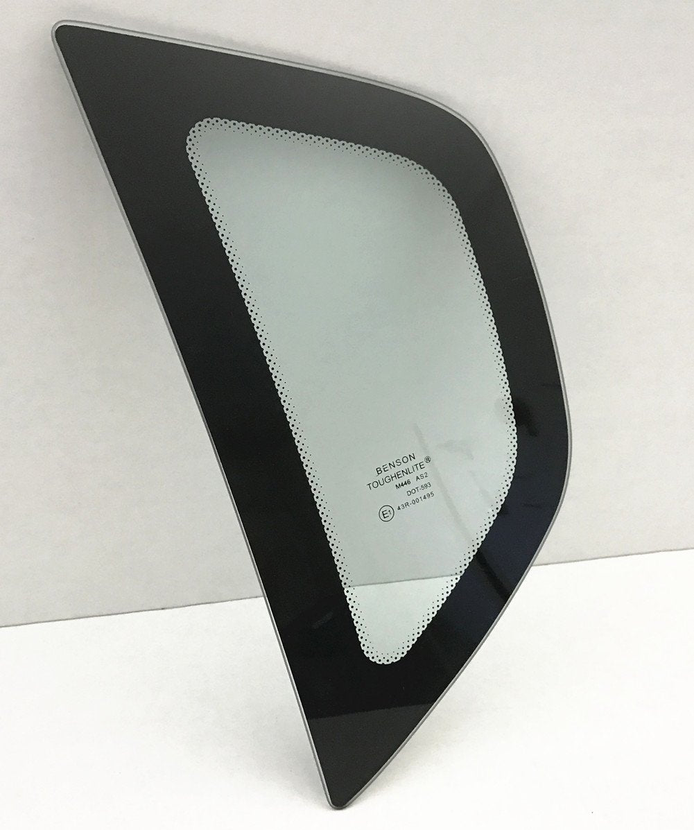 Driver Left Side Quarter Window Door Glass Compatible with Chevrolet Aveo/Cheverolet Aveo5/Pontiac G3 4 Door Hatchback 2004-2011 Models