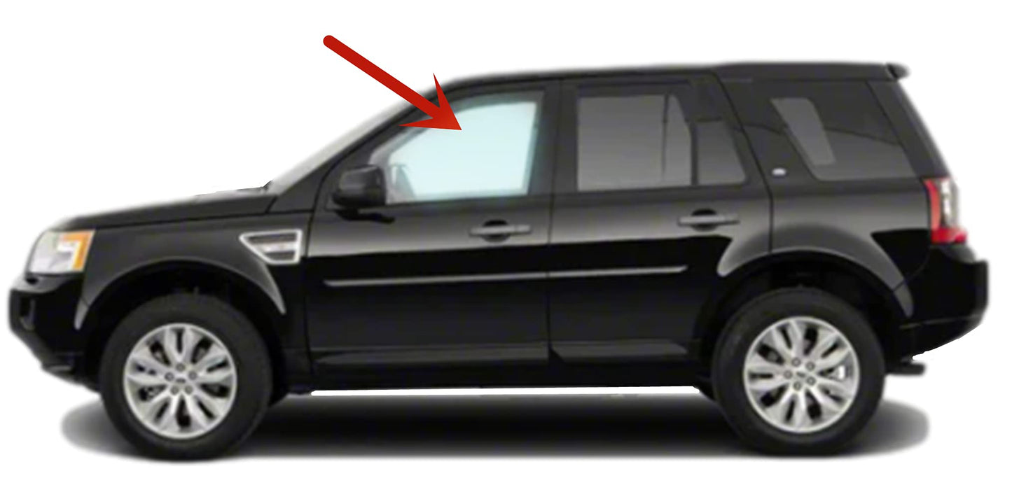 Driver Left Side Front Door Window Door Glass Compatible with Land Rover LR2 2008-2015 Models
