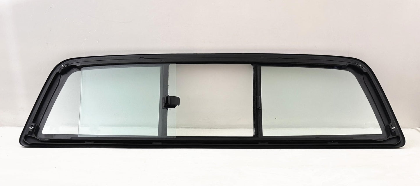 Clear Rear Manual Slider Window Back Glass Compatible with Toyota Tundra Pickup 2000-2006 Models