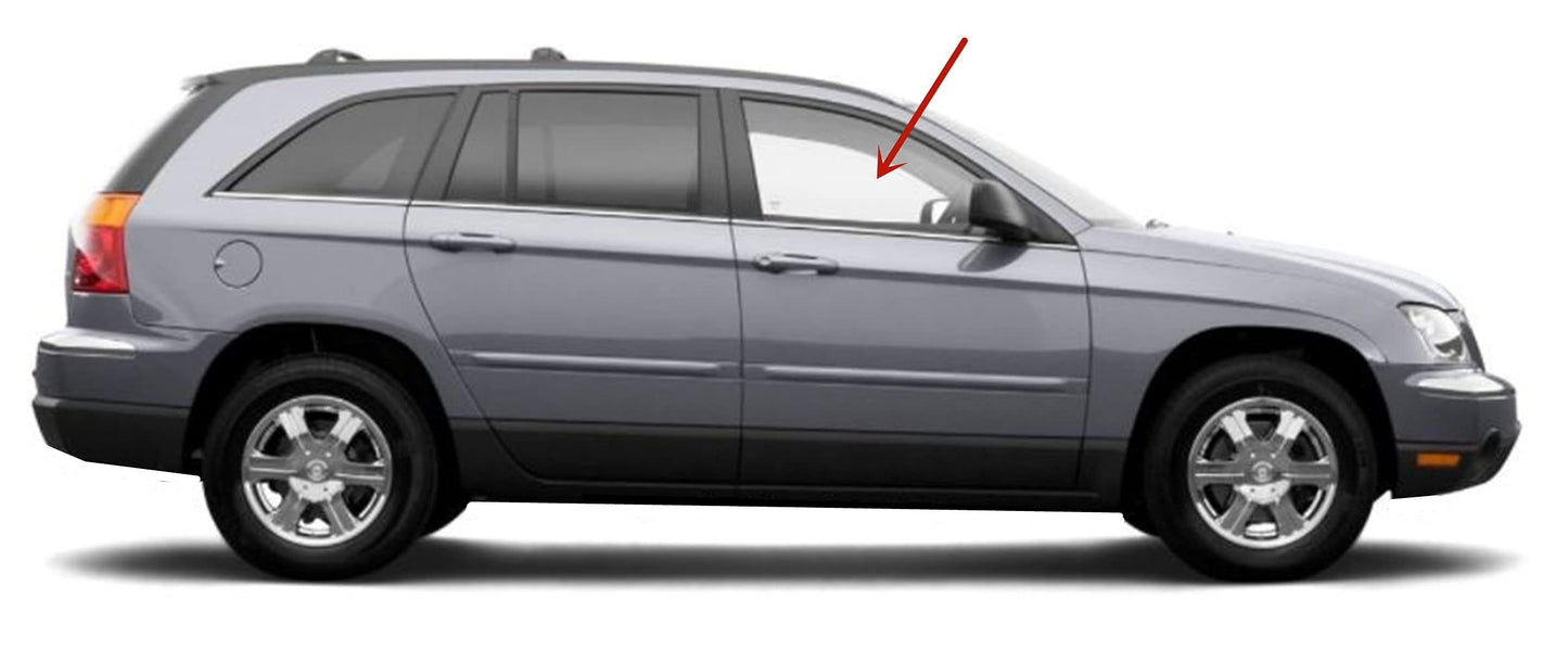 Laminated Passenger Right Side Front Door Window Door Glass Compatible with Chrysler Pacifica 2004-2008 Models