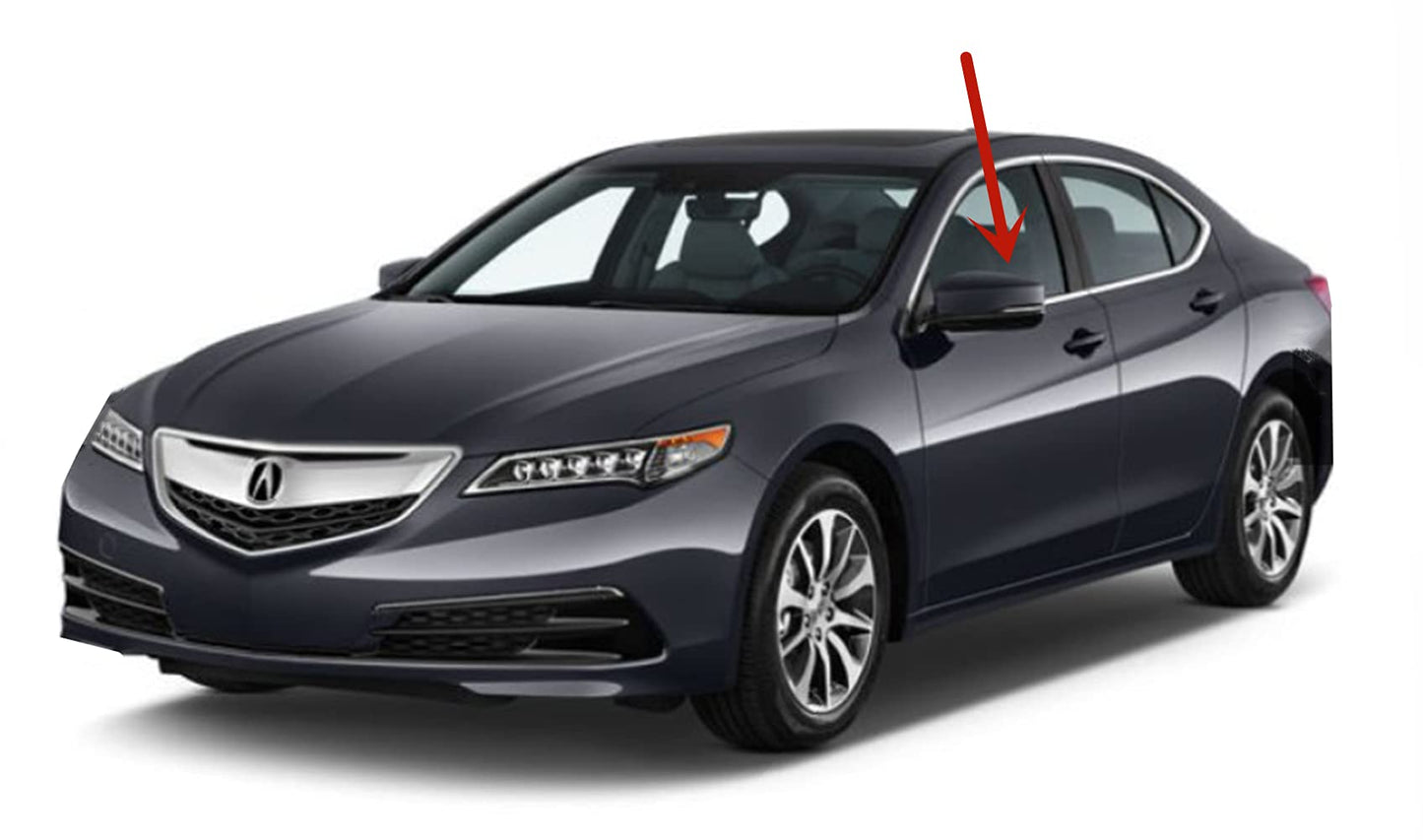 Driver Left Side Front Door Window Door Glass Compatible with Acura TLX 2015-2020 Models