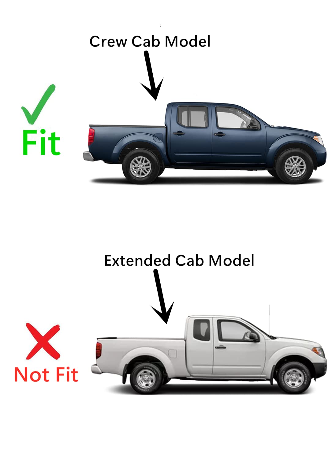 Passenger Right Side Rear Door Window Door Glass Compatible with Nissan Frontier Pickup 2005-2021 4 Door Crew Cab Models