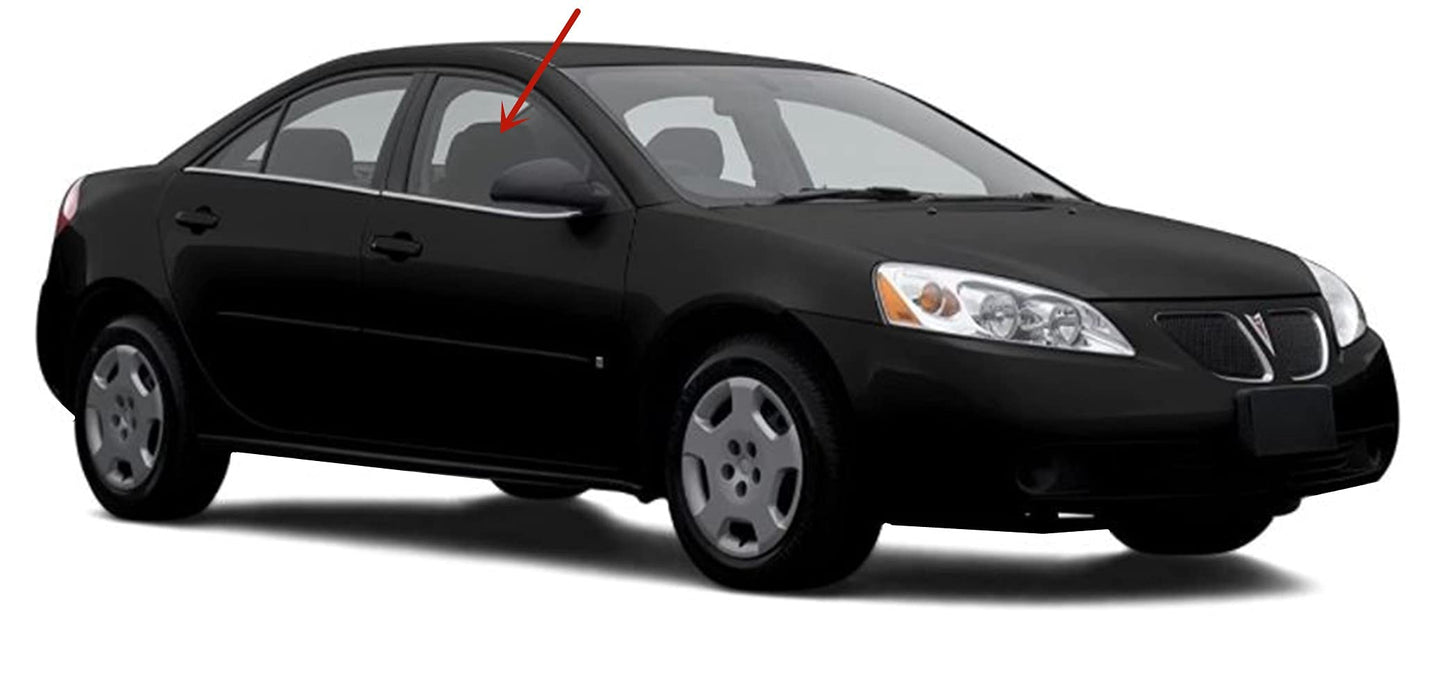 Passenger Right Side Front Door Window Door Glass Compatible with Pontiac G6 4 Door Sedan 2005-2010 Models
