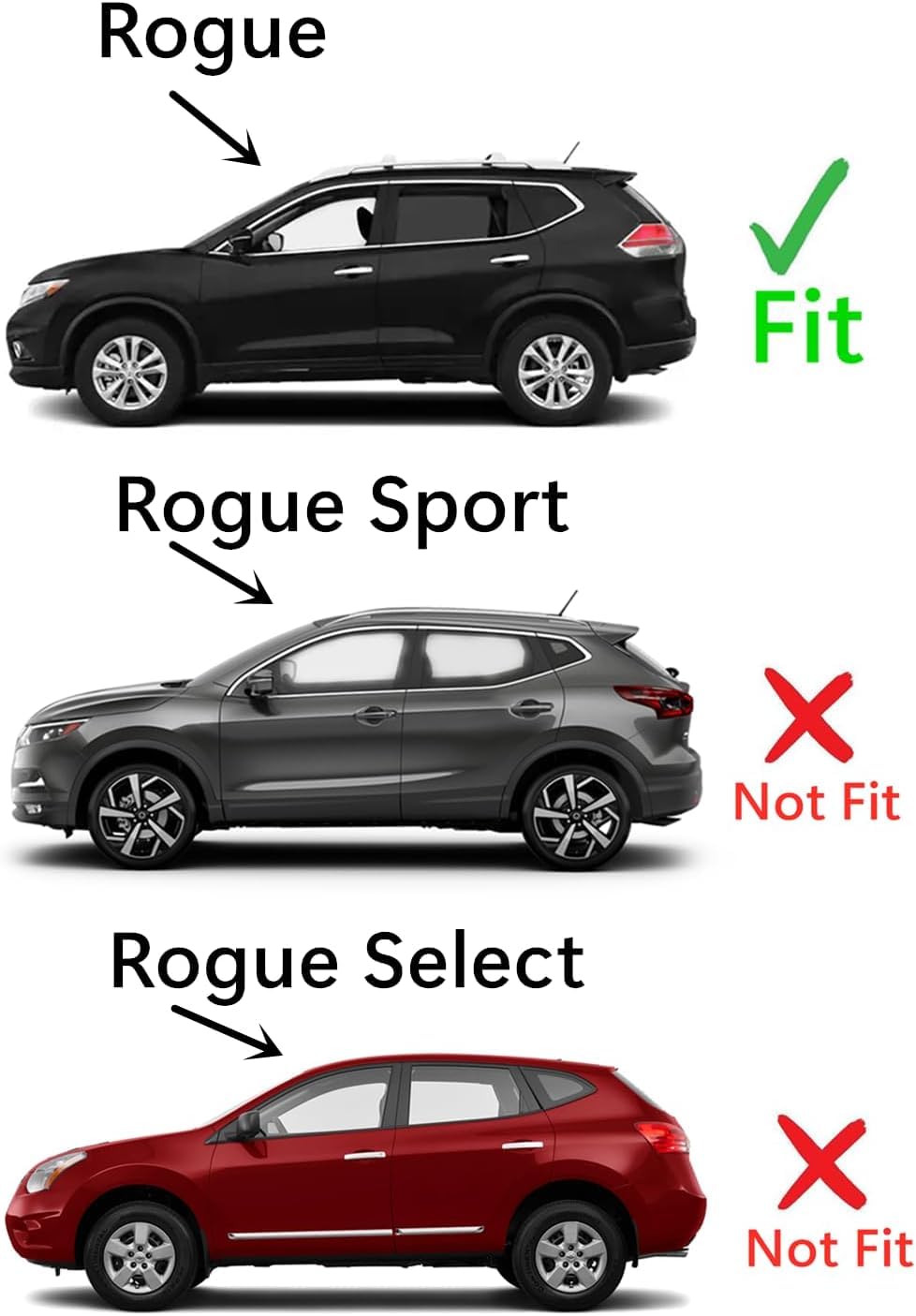 Laminated Driver Left Side Front Door Window Door Glass Compatible with Nissan Rogue 2019-2020 Models (Not For Rogue Sport or Rogue Select)