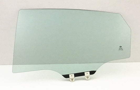 Driver Left Side Rear Door Window Door Glass Compatible with Honda Civic 2016-2021 / Insight 2019-2022 4 Door Sedan Models