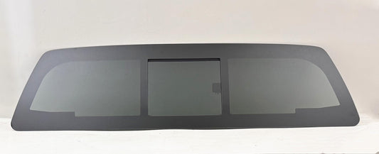 Manual Rear Back Slider Window Back Glass Compatible with Nissan Titan / Titan XD 2016-2025 Models