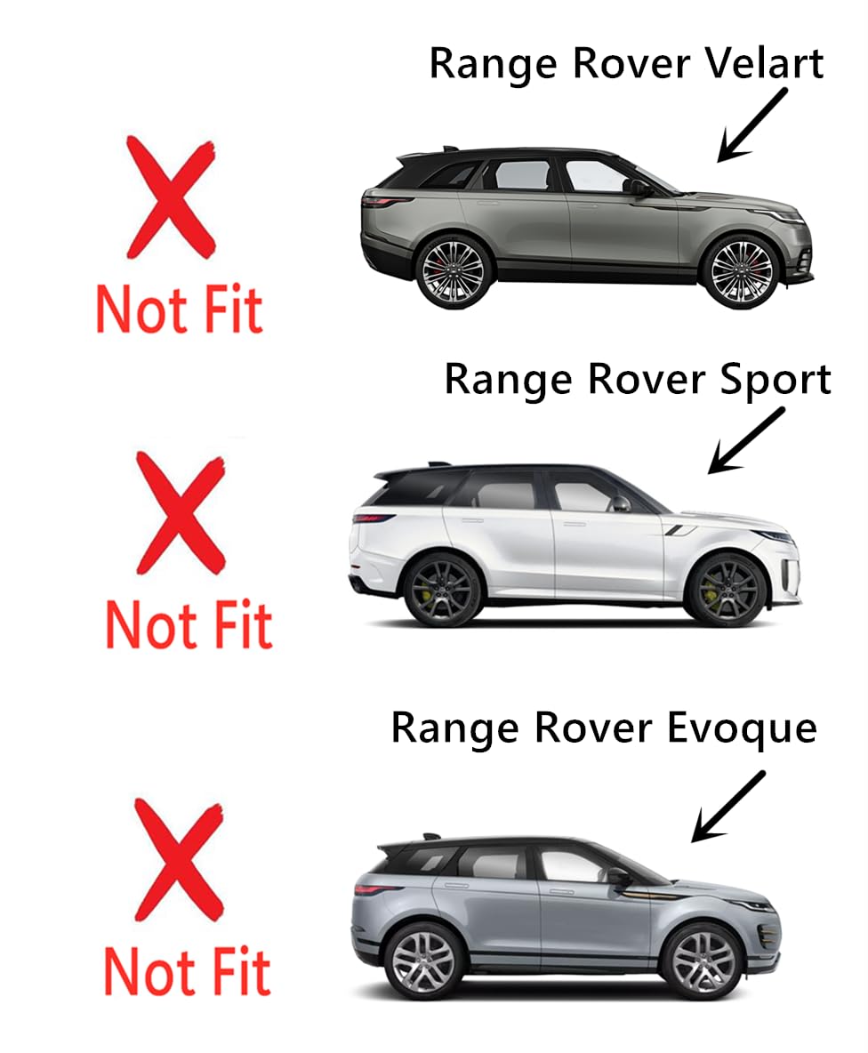 Tempered Passenger Right Side Rear Door Window Glass Compatible with Land Rover Range Rover 2022-2025 Models (Not For Sport, Evoque, Velart)