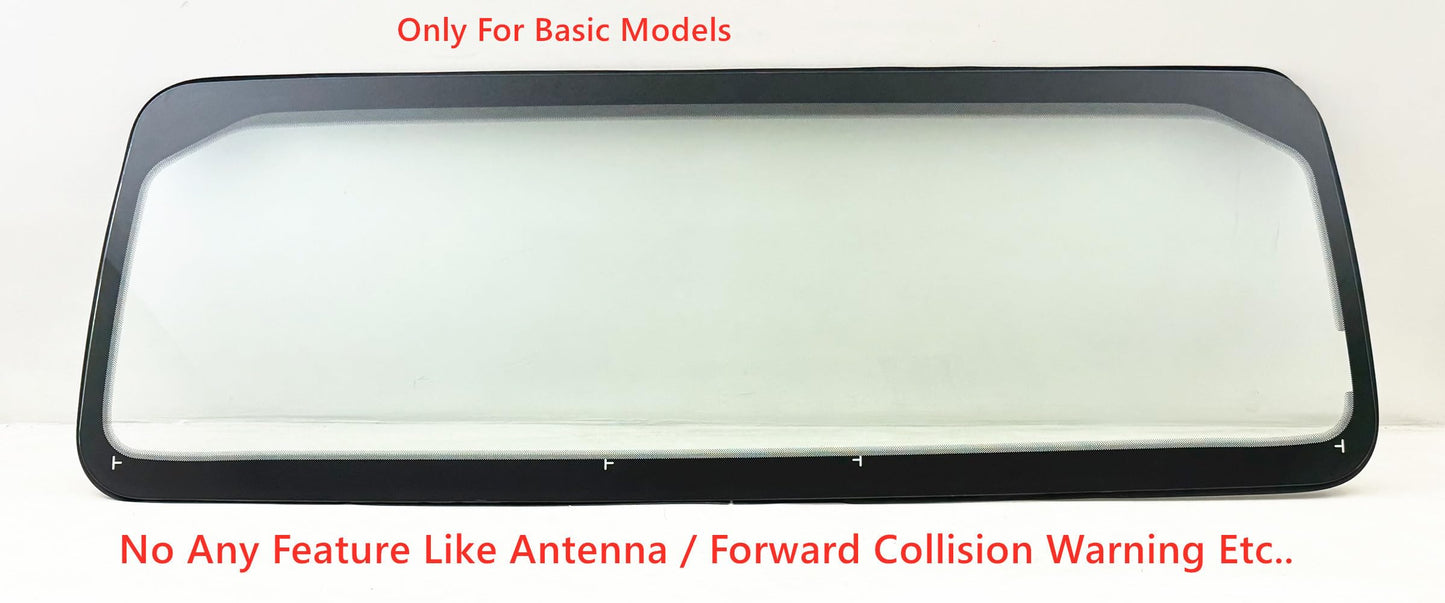 Laminated Front Windshield Window Glass Compatible with Jeep Wrangler 2018-2023 / Gladiator 2020-2025 Base Models (No Features)