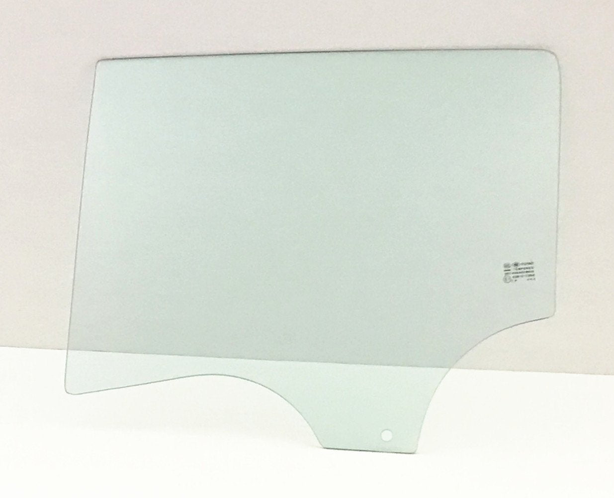 Driver Left Side Rear Door Window Door Glass Compatible with Mazda 3 4 Door Hatchback 2010-2013 Models
