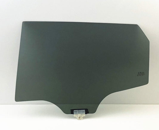 Driver Left Side Rear Door Window Door Glass Compatible with Hyundai Santa Fe Sport 2013-2018 Models