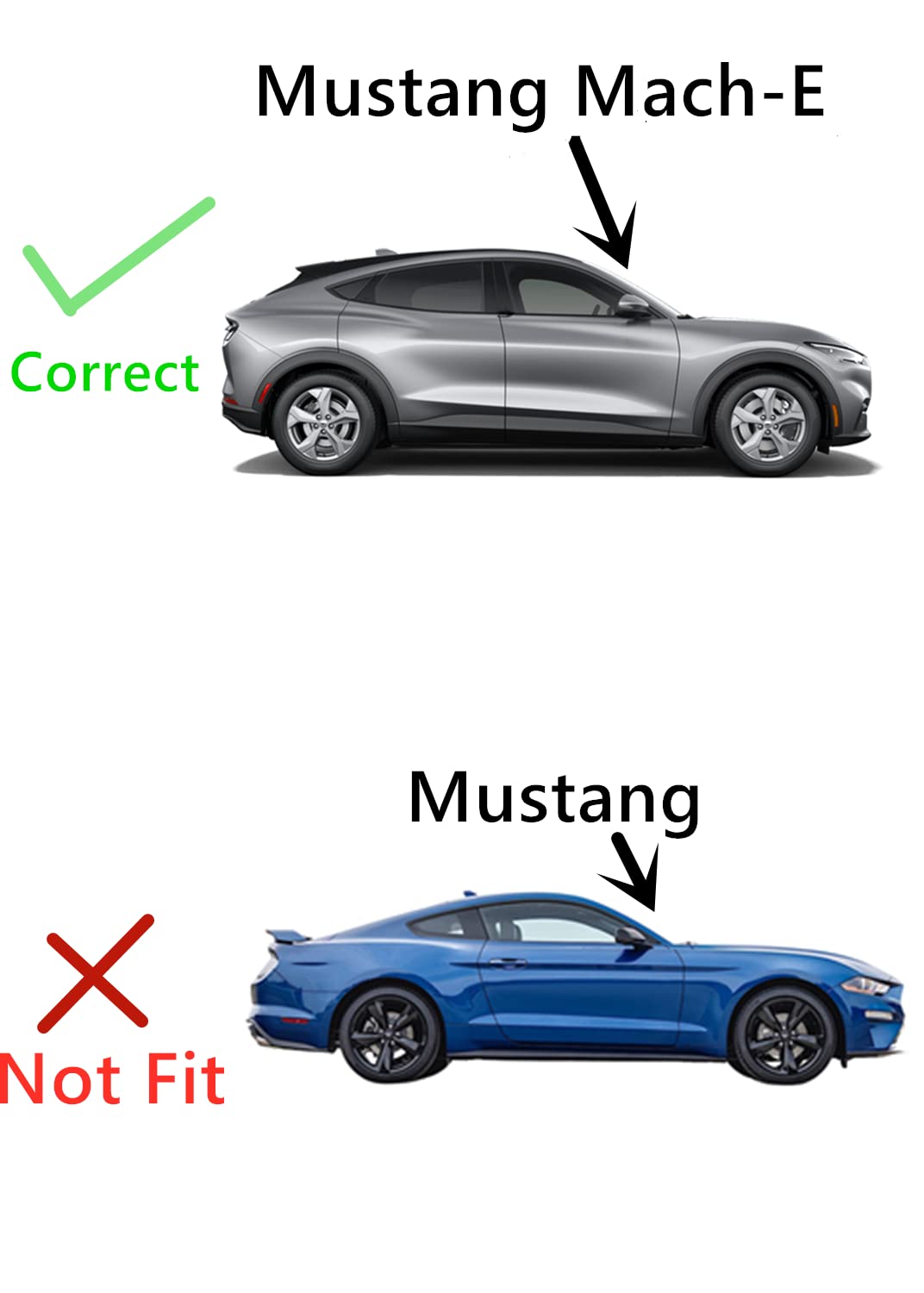 OEM Laminated Driver Left Side Front Door Window Door Glass Compatible with Ford Mustang Mach-E 2021-2025 Models