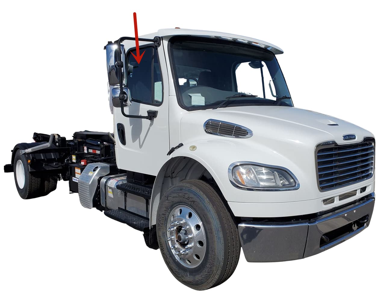 Passenger Right Side Front Door Window Door Glass Compatible with Freightliner Business Class M2 2003-2025 Models