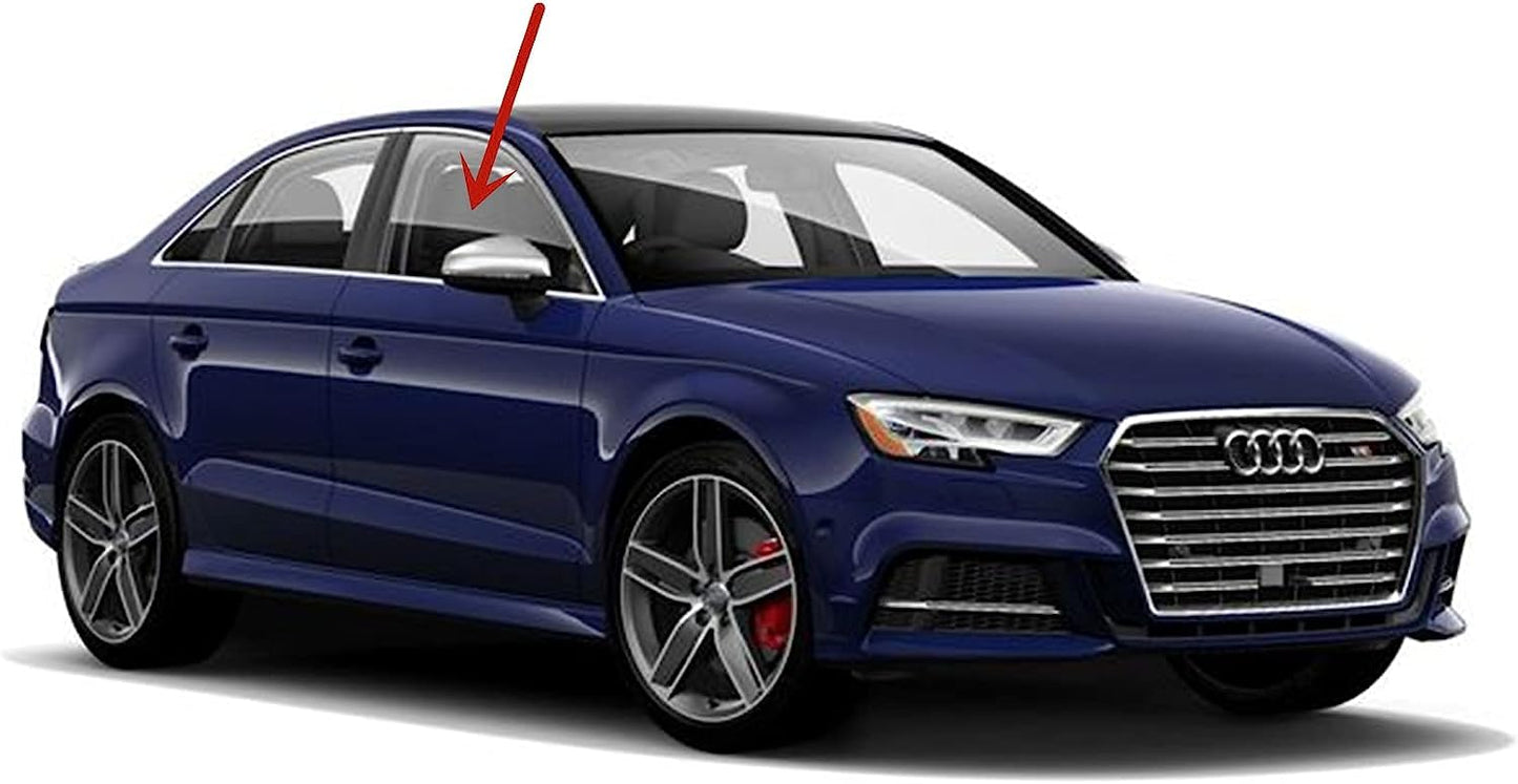 Passenger Right Side Front Door Window Door Glass Compatible with Audi A3 / S3 4 Door Sedan 2015-2020 Models