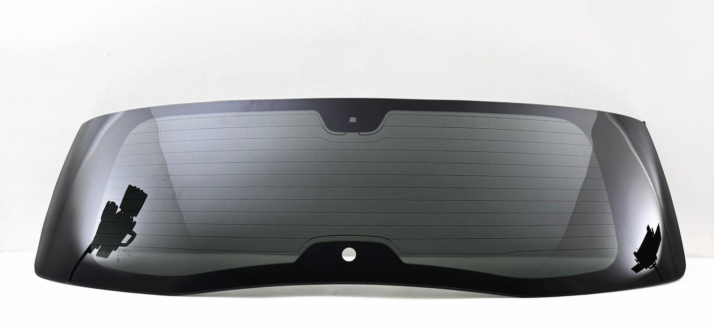 Heated With Rearview CAM Attachment Rear TailGate LiftGate Back Window Back Glass Compatible with Infiniti QX80 2020-2024 Models