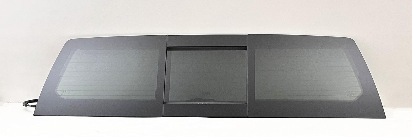 Heated Privacy Back Window Glass Power Back Slider Compatible with Ram Pickup 1500 2019-2024 Models (Not For 1500Classic)