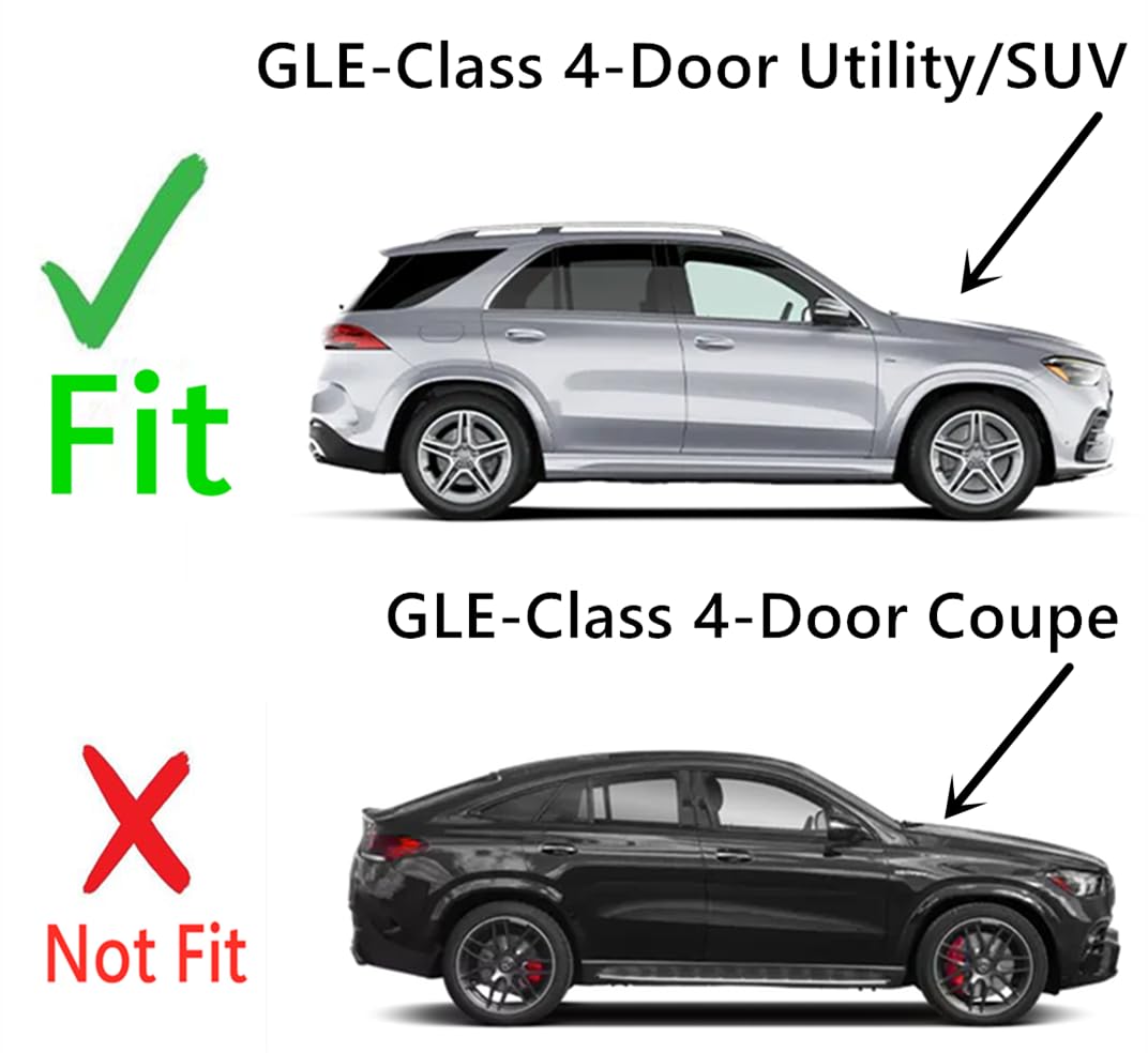 Laminated Passenger Right Side Rear Door Window Door Glass Compatible with Mercedes Benz GLE350 GLE43AMG GLE450 GLE53AMG GLE580 GLE63AMG 4-Door SUV 2020-2025 Models (Not For Coupe)