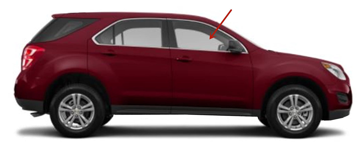 Laminated Passenger Right Side Front Door Window Door Glass Compatible with Chevrolet Equinox/GMC Terrain 2010-2017 Models