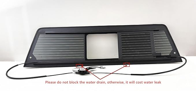 W/Motor Heated Sliding Back Window Glass Back Power Slider Compatible with Ram Pickup 2013-2018 1500 / 2019-2020 1500 Classic / 2013-2022 2500 3500 4500 5500 Models