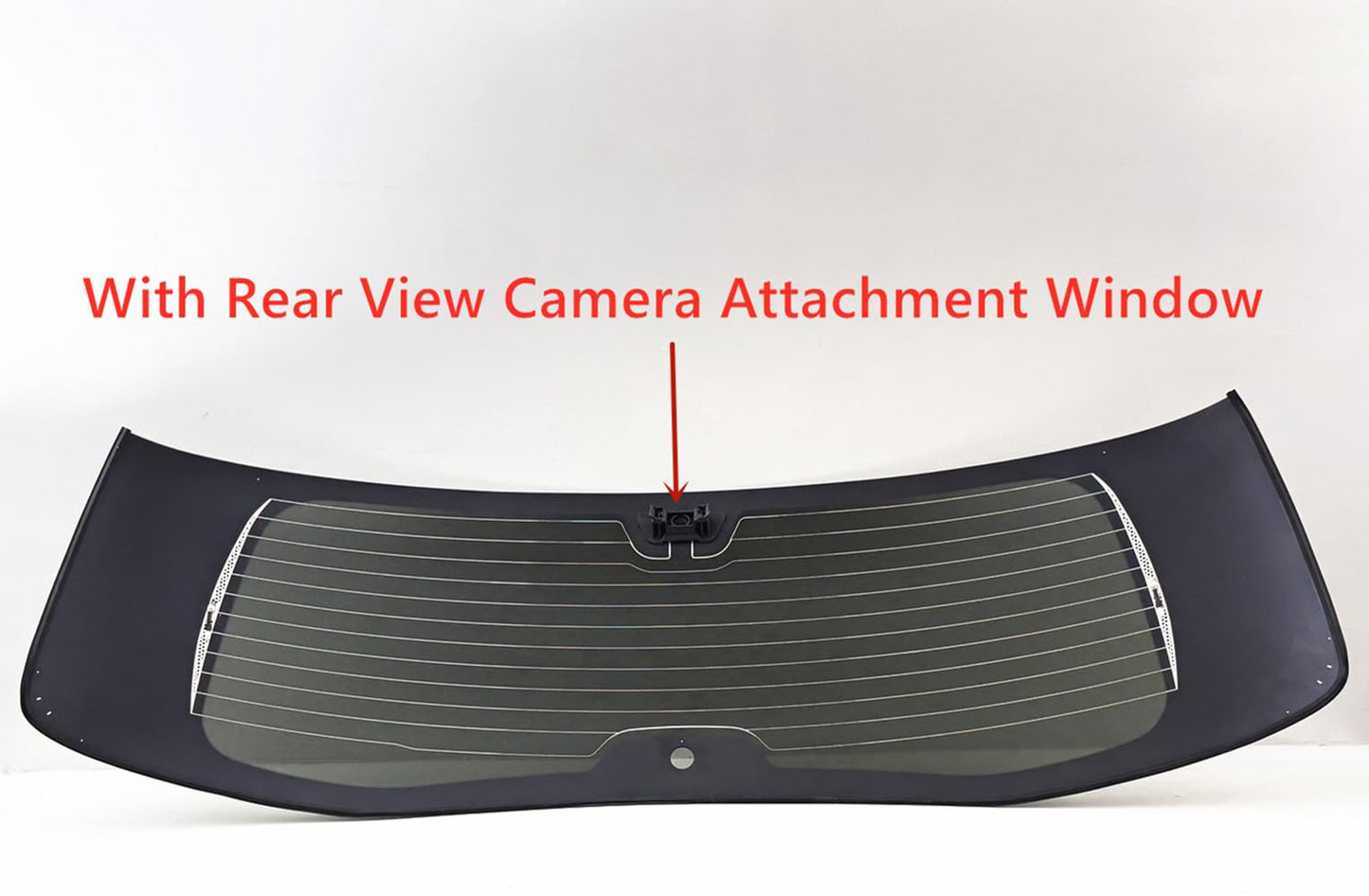 Heated With Rearview CAM Attachment Rear TailGate LiftGate Back Window Back Glass Compatible with Infiniti QX80 2020-2024 Models
