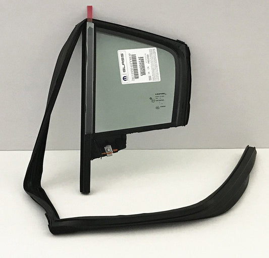 OEM Driver Left Side Rear Vent Window Vent Glass Compatible with Dodge Charger 2011-2023 Models