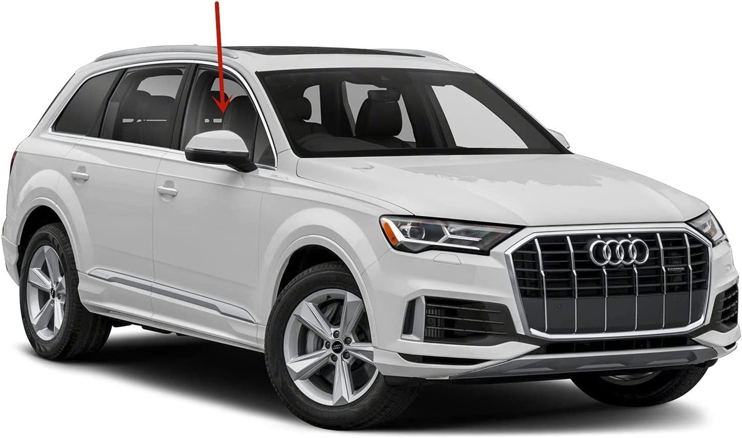 Tempered Passenger Right Side Front Door Window Door Glass Compatible with Audi Q7 2017-2025 Models