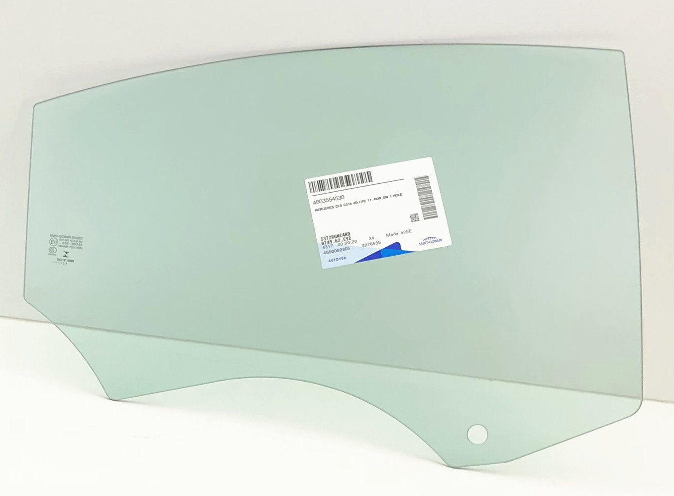 OEM Passenger Right Side Rear Door Window Door Glass Compatible with Mercedes Benz CLS63AMG / CLS550 / CLS400 4 Door Coupe 2012-2018 Models