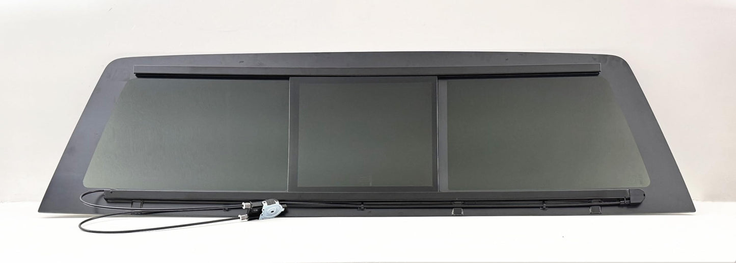 Power Style Back Slider Window Back Glass Compatible with GMC Sierra & Cherolet Silverado 1500 2011-2013 / 2500 2011-2014 / 3500 2011-2014 Models