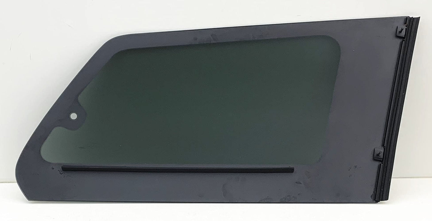 Movable Driver Left Side Quarter Window Quarter Glass Compatible with Toyota Sienna 2011-2020 Models