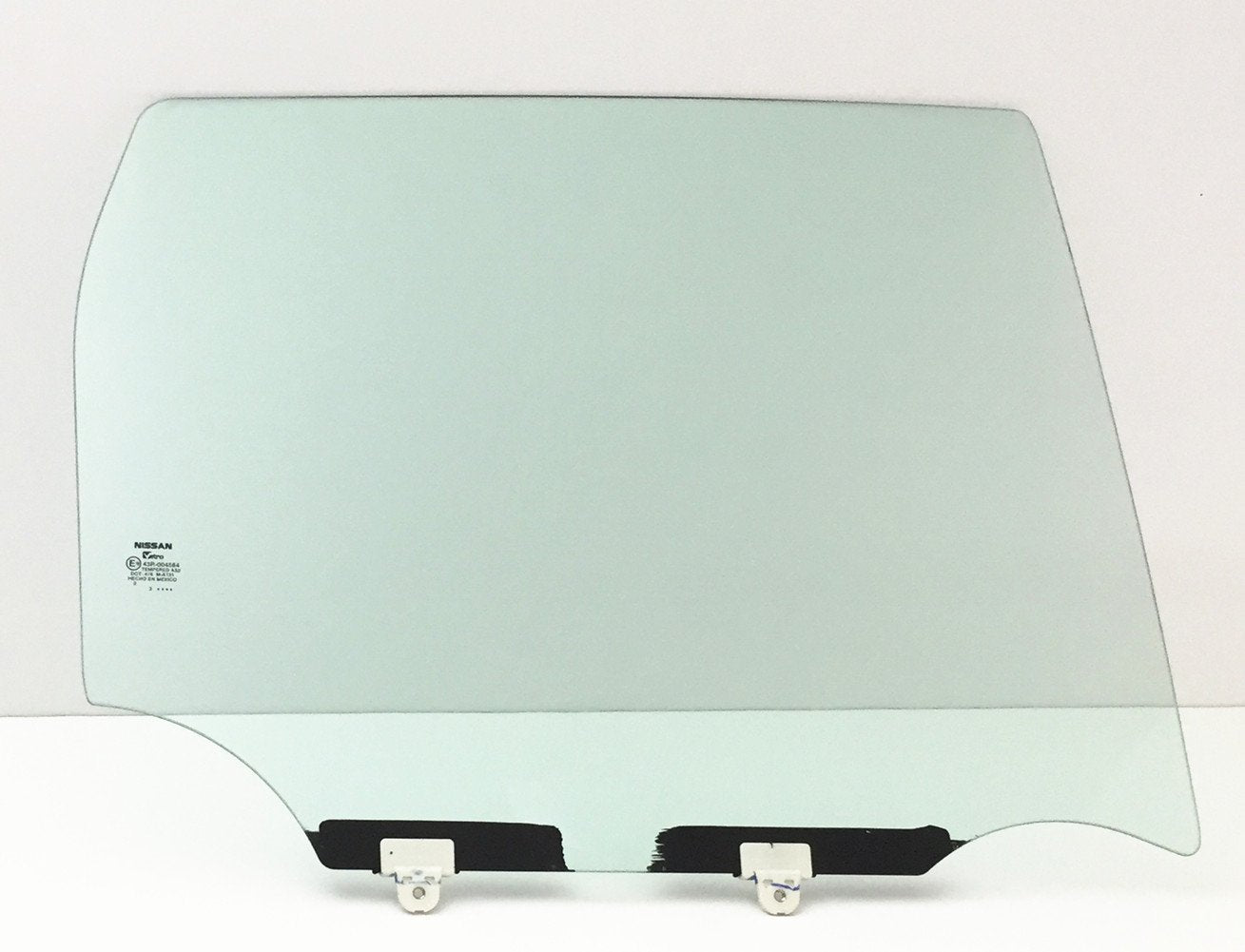 Passenger Right Rear Door Window Door Glass Compatible with Nissan Versa Note 4 Door Hatchback 2014-2019 Models