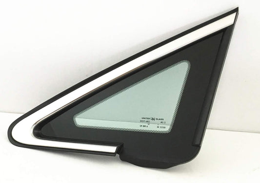 OEM Driver Left Side Front Vent Window Vent Glass Compatible with Toyota Venza 2009-2016 Models