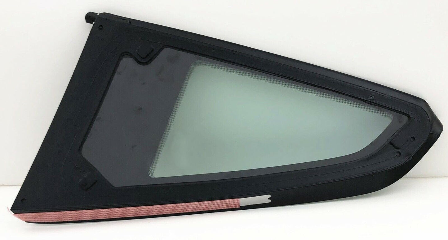 Tempered Passenger Right Side Quarter Window Quarter Glass Compatible with Ford Mustang 2-Door Coupe 2015-2023 Models