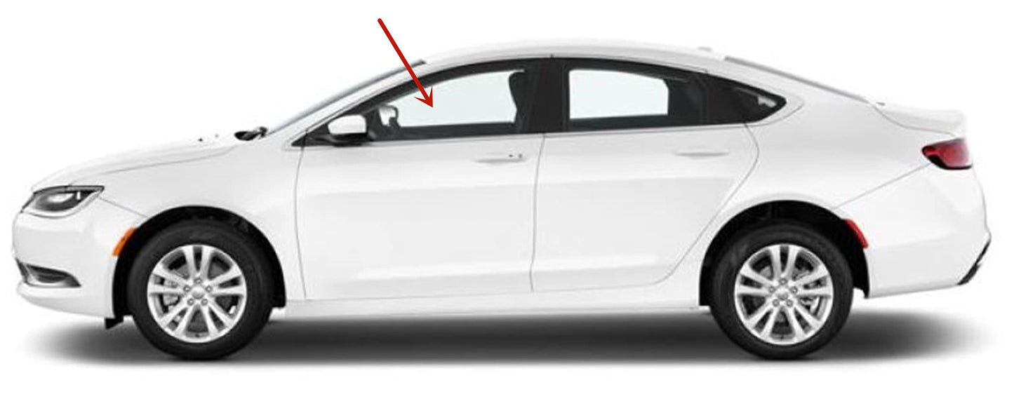 Laminated Driver Left Side Front Door Window Door Glass Compatible with Chrysler 200 4 Door Sedan 2015-2018 Models