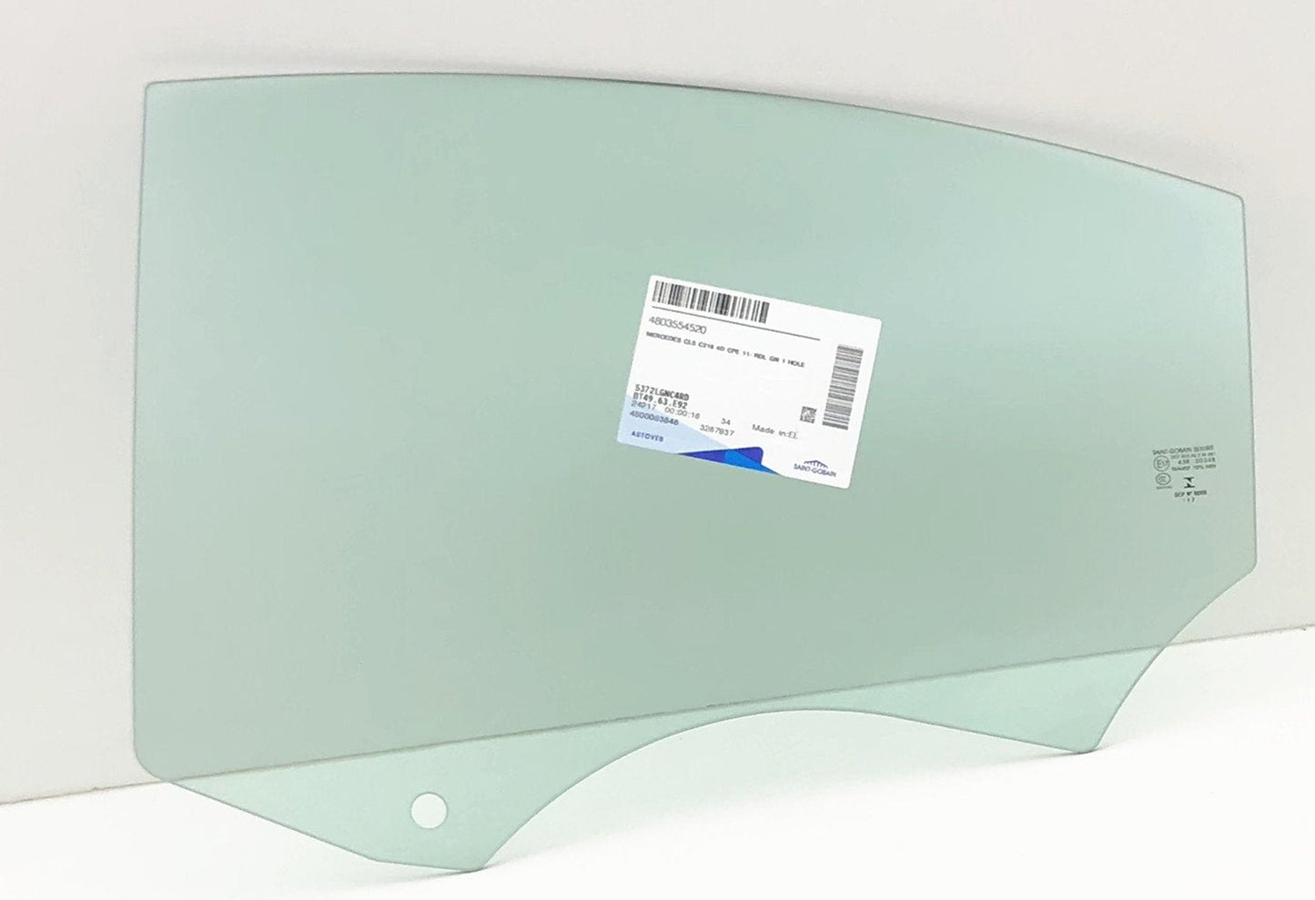 OEM Driver Left Side Rear Door Window Door Glass Compatible with Mercedes Benz CLS63AMG / CLS550 / CLS400 4 Door Coupe 2012-2018 Models