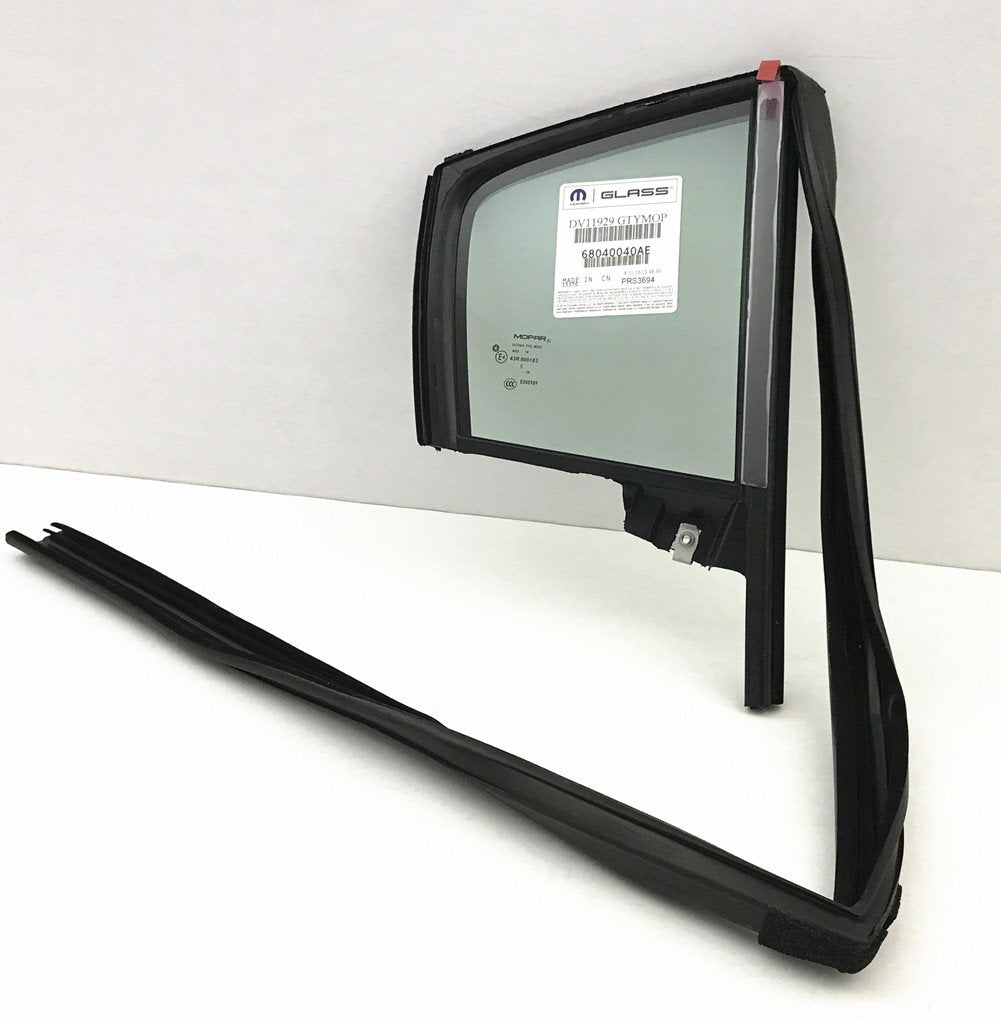 OEM Passenger Right Side Rear Vent Window Vent Glass Compatible with Dodge Charger 2011-2023 Models