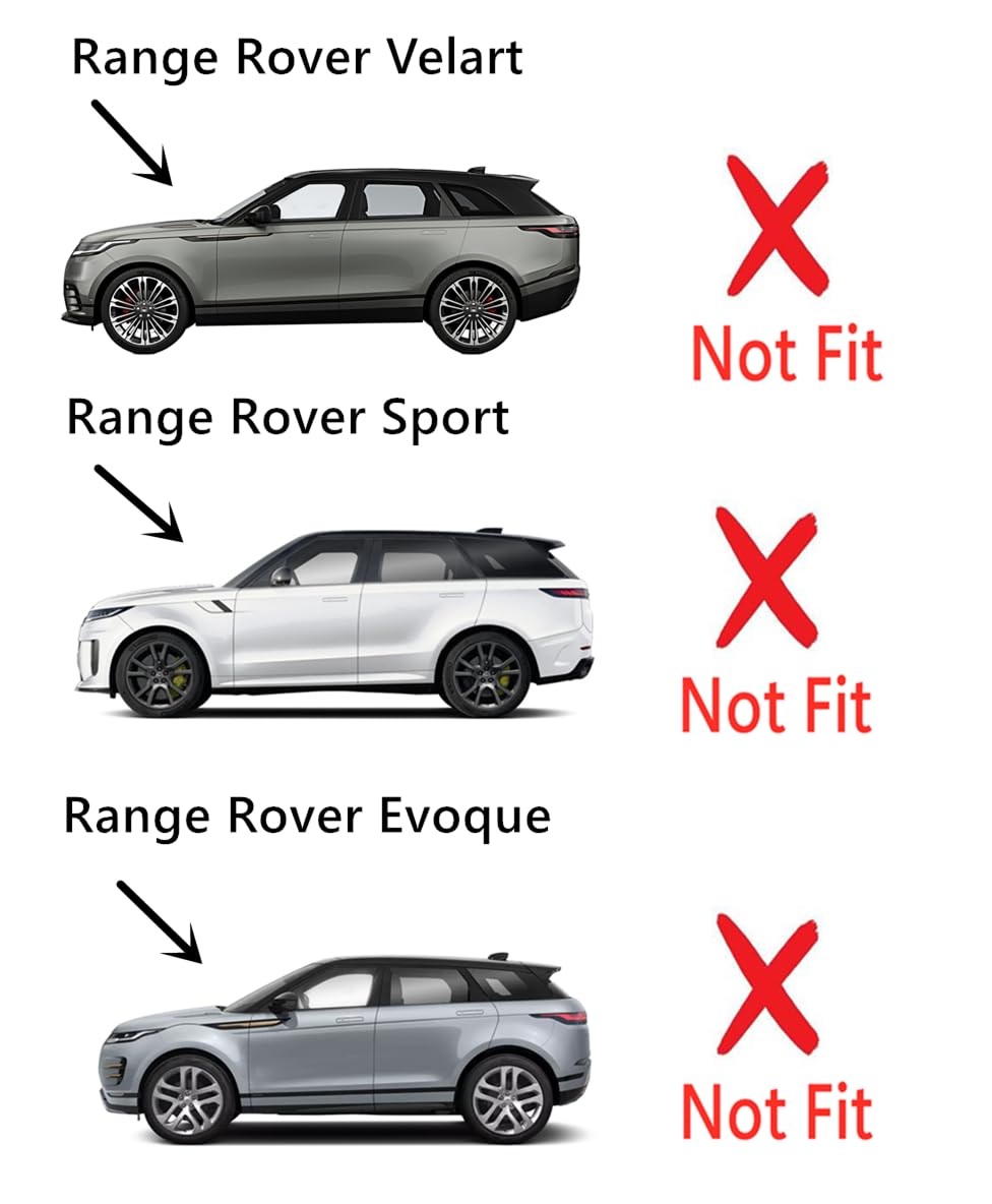 Tempered Driver Left Side Rear Door Window Glass Compatible with Land Rover Range Rover 2022-2025 Models (Not For Sport, Evoque, Velart)