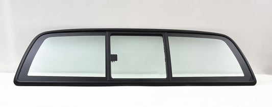 Clear Rear Manual Slider Window Back Glass Compatible with Toyota Tundra Pickup 2000-2006 Models