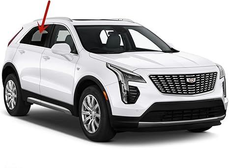 Passenger Right Side Rear Door Window Door Glass Compatible with Cadillac XT4 2019-2025 Models