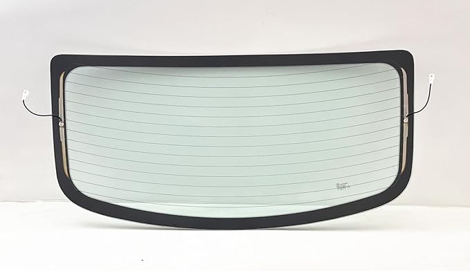Without Wiper Hole Style Heated Back Window Back Glass Compatible with Hyundai Accent 2 Door Hatchback 2007-2011 Models