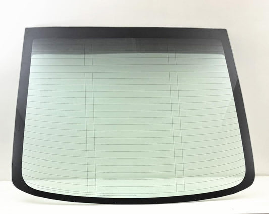 Heated Tempered Rear Back Window Back Glass Compatible with Honda Accord 2-Door Coupe 2003-2007 Models