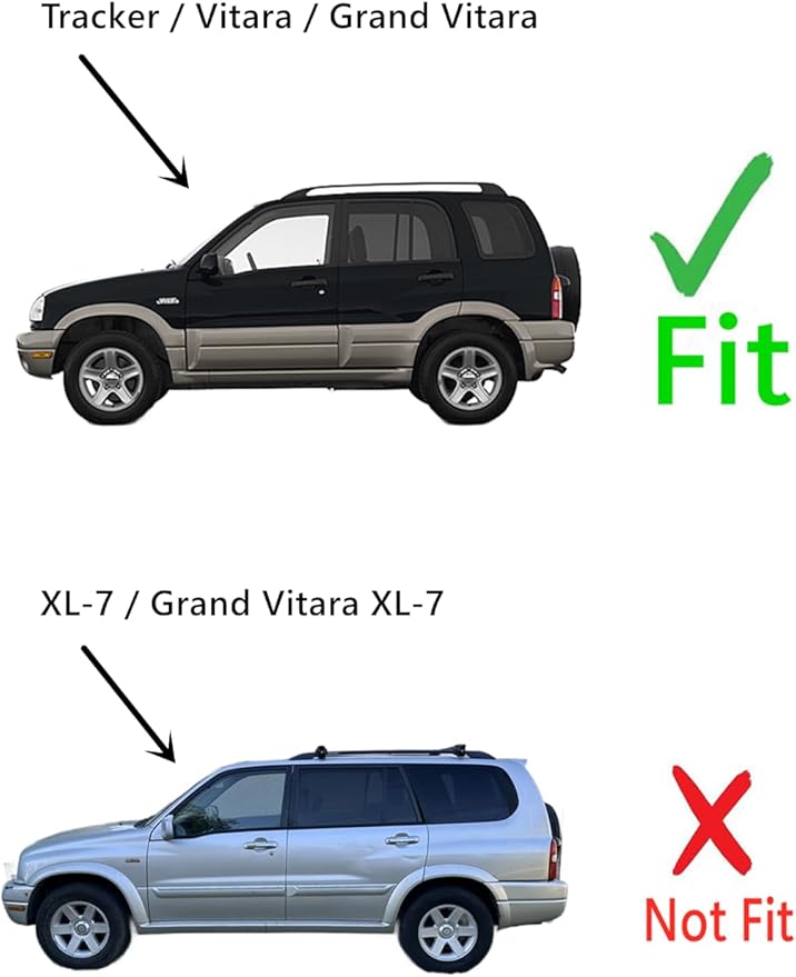Privacy Driver Left Side Rear Quarter Window Quarter Glass Compatible with Suzuki Vitara/Grand Vitara/Chevrolet Tracker 1999-2005 4 Door Models
