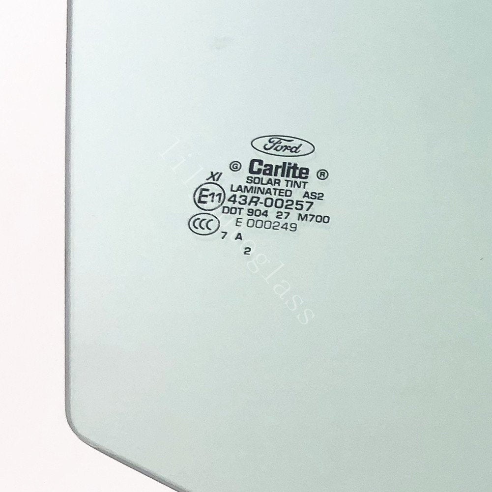 OE W/Logo Laminated Passenger Right Side Front Door Window Door Glass Compatible with Ford Explorer 2011-2019 Models