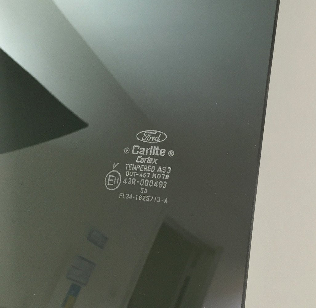 OE Driver Left Side Rear Door Window Door Glass Compatible with F150 2015-2020 2 Door Super Cab Models/Ford F250 F350 F450 F550 2017-2022 Door Super Cab Models