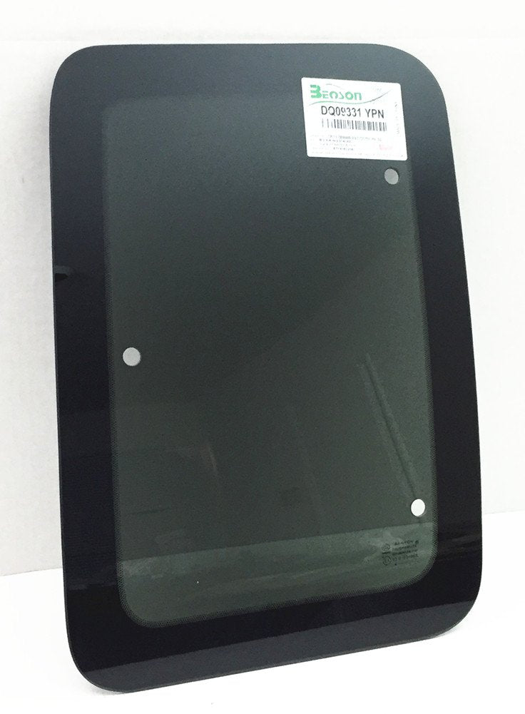 Privacy Movable Passenger Right Side Rear Access Door Quarter Glass Quarter Window Compatible with Ford F250 F350 F650 F750 F450 F550 Pickup 2 Door Super Cab 2000-2016 Models