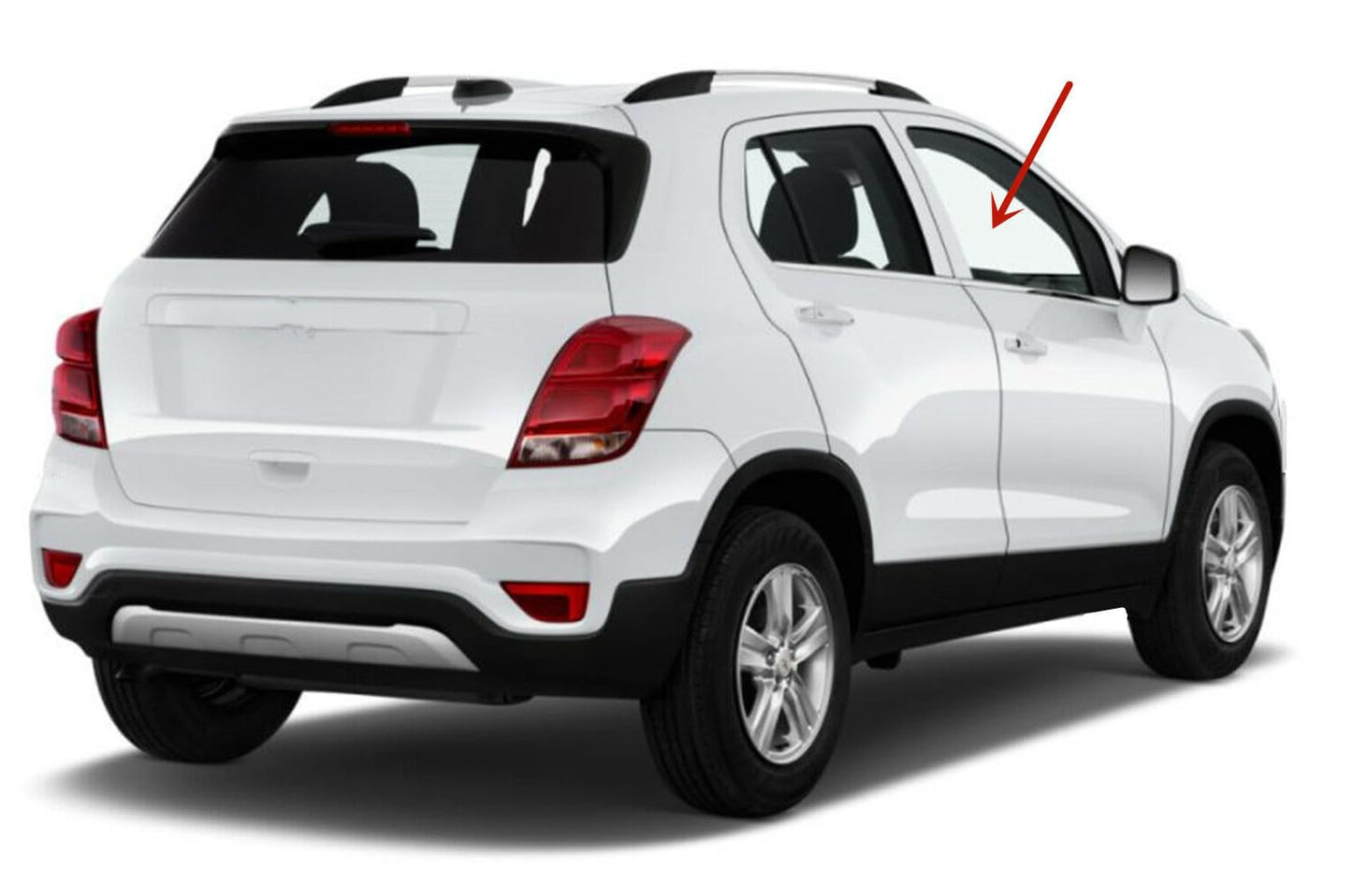 Passenger Right Side Front Door Window Door Glass Compatible with Chevrolet Trax 2013-2022 Models