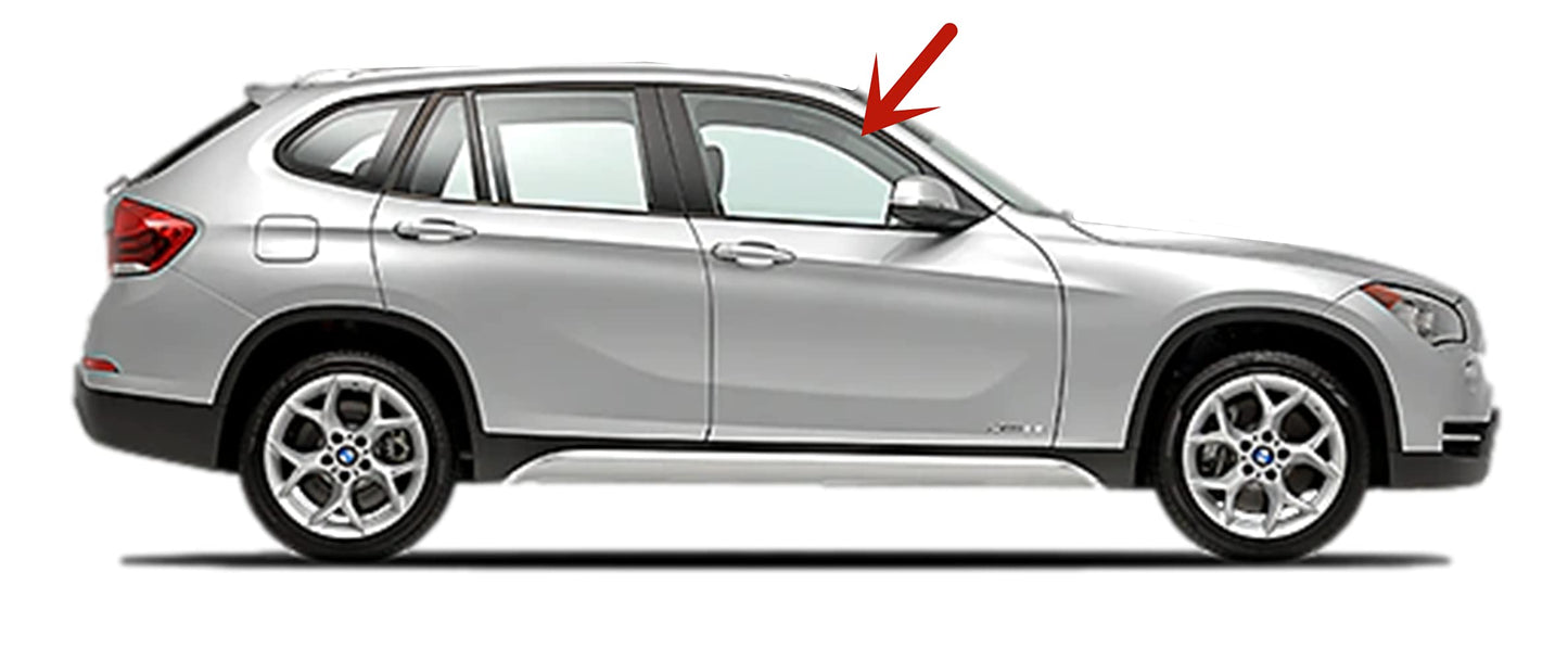 Passenger Right Side Front Door Window Door Glass Compatible with BMW X1 2011-2015 Models