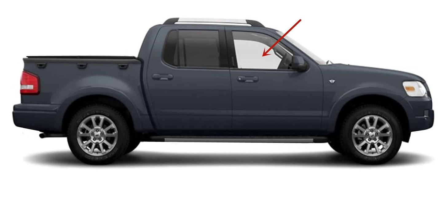 Passenger Right Side Front Door Window Door Glass Compatible with Ford Explorer Sport Trac 2003-2006 Models