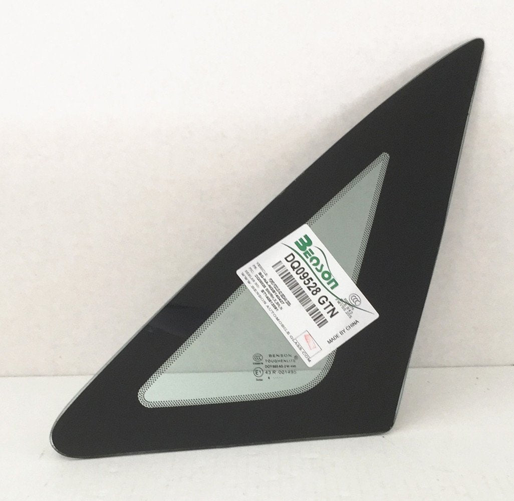 Passenger Right Side Rear Quarter Glass Quarter Window Compatible with Ford Focus 4 Door Sedan 2000-2007 Models